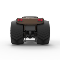 Pulling truck 2wd with Car shell V2 Scale 1:25 - Thumbnail 16