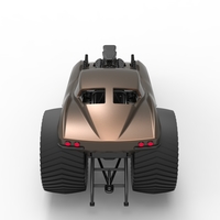 Pulling truck 2wd with Car shell V2 Scale 1:25 - Thumbnail 17