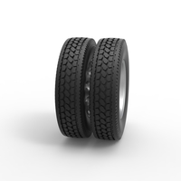 10 Hole double wheel of trailer 1:25 - Thumbnail 3