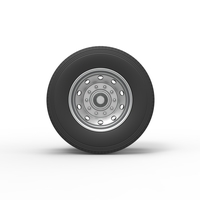 10 Hole double wheel of trailer 1:25 - Thumbnail 5