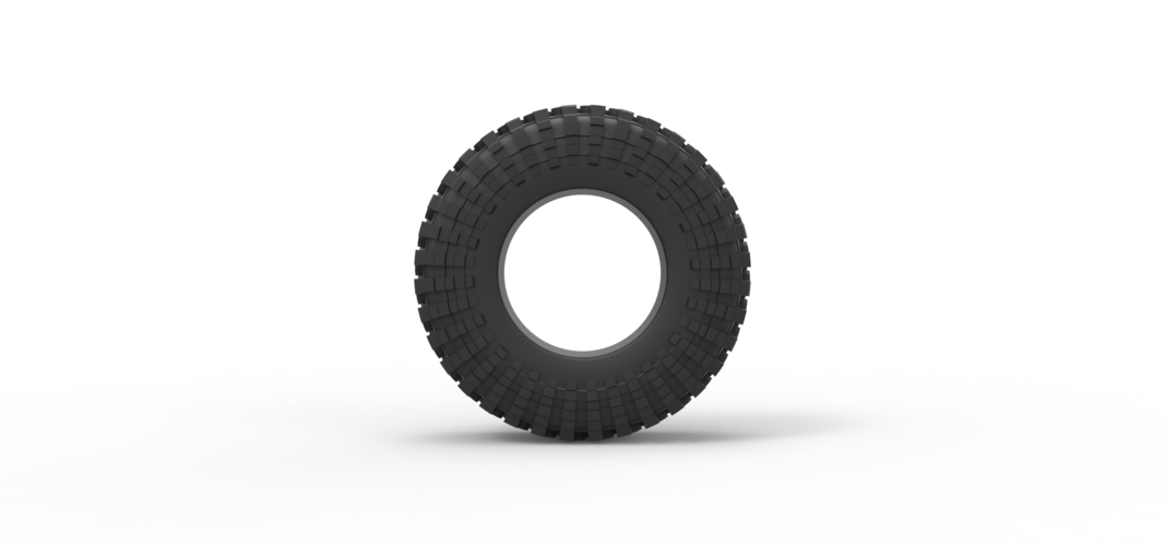 Diecast offroad tire 109 Scale 1:25 3D Print 531293