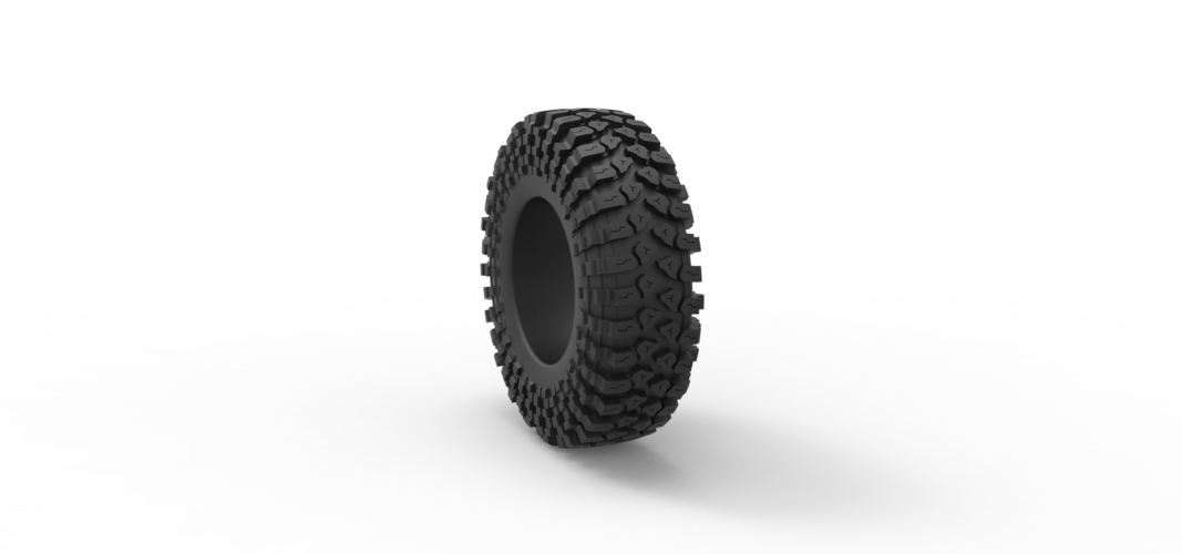 Diecast offroad tire 109 Scale 1:25 3D Print 531296