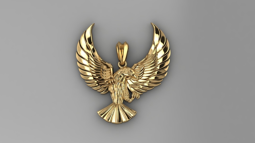 Eagle Pendant  3D Print 531298