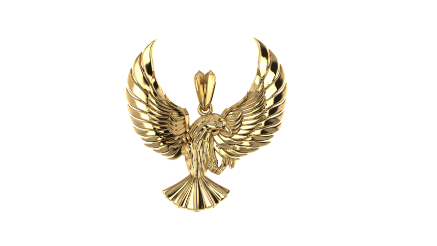 Eagle Pendant  3D Print 531299