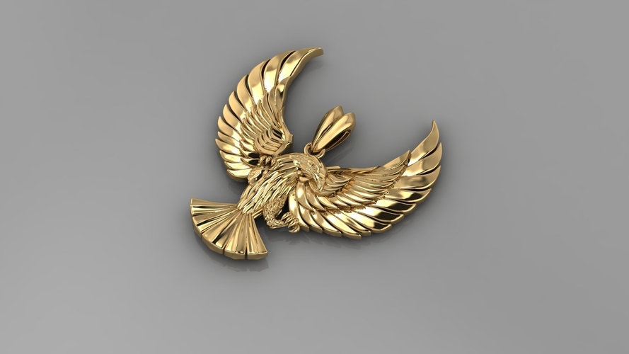 Eagle Pendant  3D Print 531300