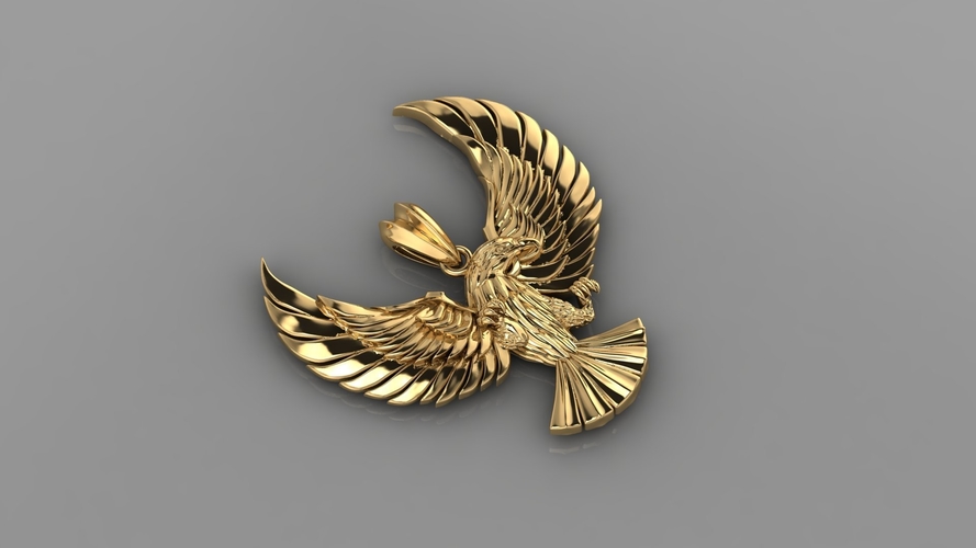 Eagle Pendant  3D Print 531301