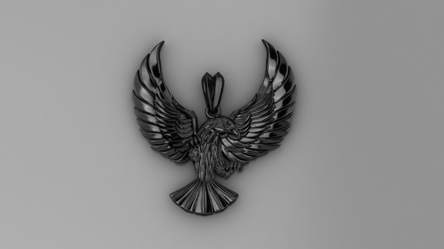 Eagle Pendant  3D Print 531303