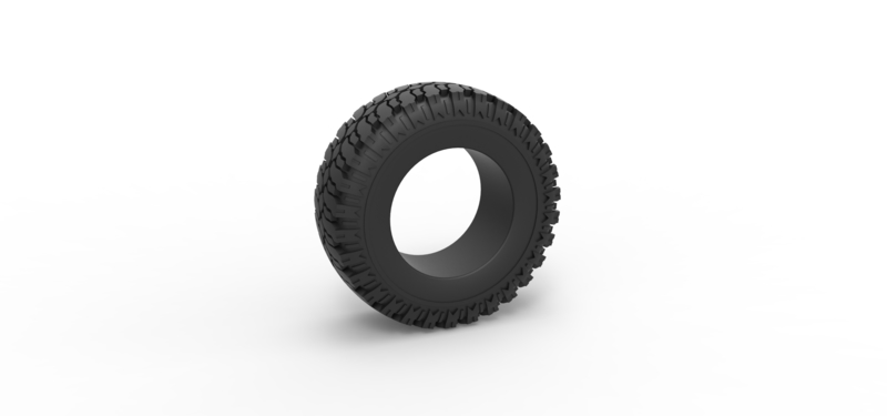 Offroad tire 110 Scale 1:25