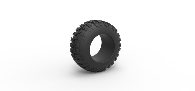 Offroad tire 113 Scale 1:25