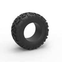 Offroad tire 114 Scale 1:25 - Thumbnail 1