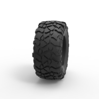 Offroad tire 114 Scale 1:25 - Thumbnail 3