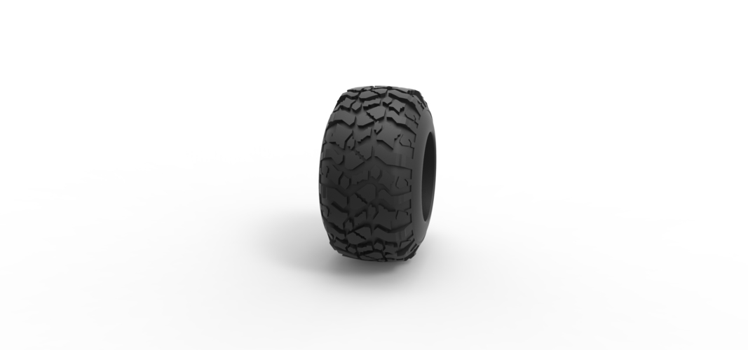 Diecast offroad tire 115 Scale 1:25 3D Print 531408