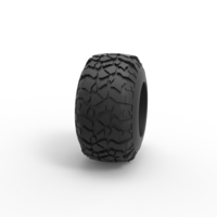 Offroad tire 115 Scale 1:25 - Thumbnail 3