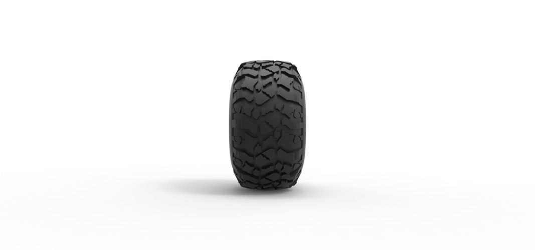 Diecast offroad tire 115 Scale 1:25 3D Print 531409