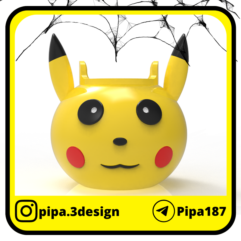 Caramelera de Halloween - Pikachu