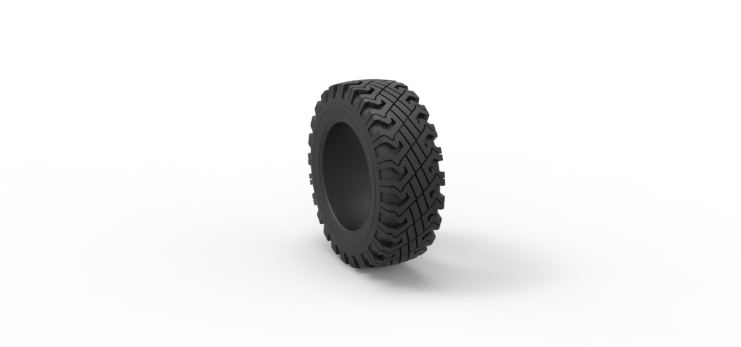 Offroad tire 116 Scale 1:25 3D Print 531436