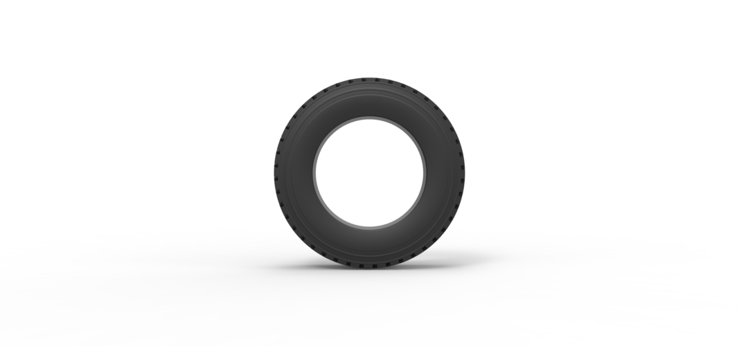 Diecast semi truck tire 7 Scale 1:25 3D Print 531441