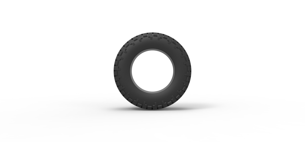 Offroad tire 117 Scale 1:25 3D Print 531465