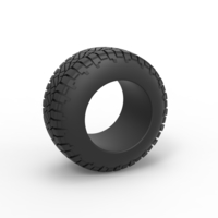 Offroad tire 118 Scale 1:25 - Thumbnail 1