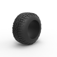 Offroad tire 118 Scale 1:25 - Thumbnail 2