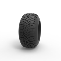 Offroad tire 118 Scale 1:25 - Thumbnail 3