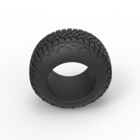 Offroad tire 118 Scale 1:25 - Thumbnail 6