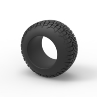 Offroad tire 118 Scale 1:25 - Thumbnail 7