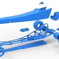 Dragster with Turbonique drag axle 1:25 - Thumbnail 18