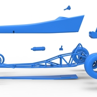 Dragster with Turbonique drag axle 1:25 - Thumbnail 22