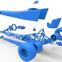 Dragster with Turbonique drag axle 1:25 - Thumbnail 24