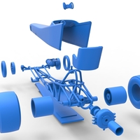 Dragster with Turbonique drag axle 1:25 - Thumbnail 25