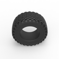 Offroad tire 119 Scale 1:25 - Thumbnail 6