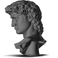 DAVID BY MICHELANGELO 3D print model - Thumbnail 1