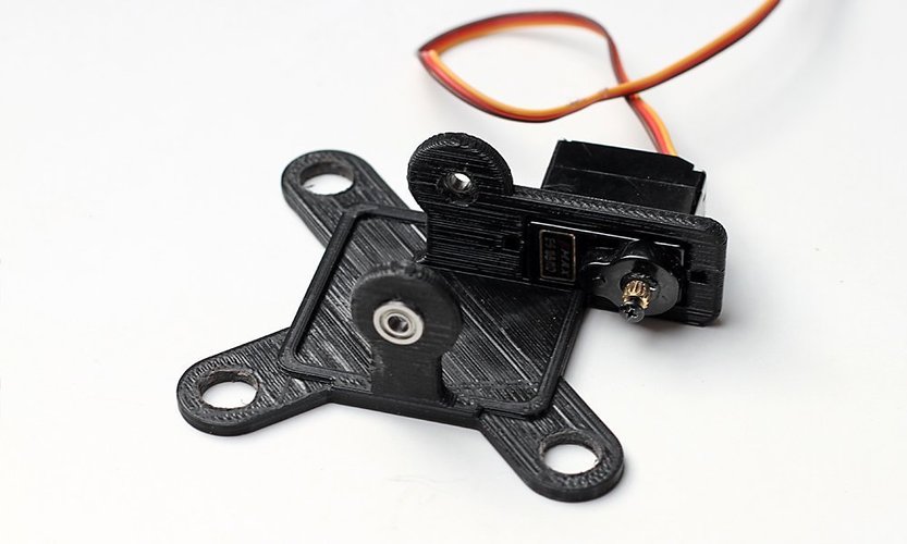 Camera tilt mechanism for quadrocopter  (Canon S100) 3D Print 53184