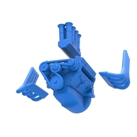 Engine V8 for Supermodified race car V2 Scale 1 to 25 - Thumbnail 14