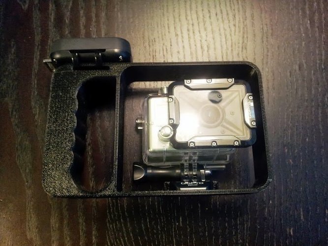 Gopro hero2 dive mount whit remote holder!  3D Print 53190