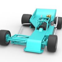 Supermodified rear engine race car Version 2 Scale 1:25 - Thumbnail 5