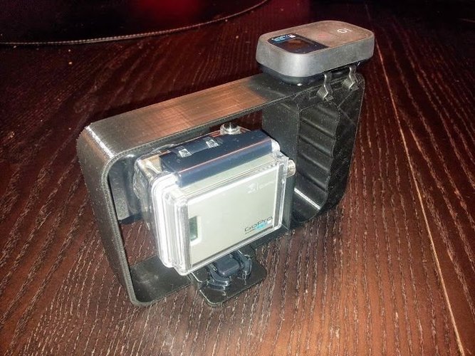 Gopro hero2 dive mount whit remote holder!  3D Print 53193