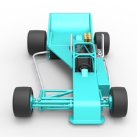 Supermodified rear engine race car Version 2 Scale 1:25 - Thumbnail 6