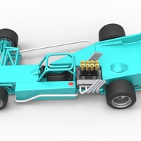 Supermodified rear engine race car Version 2 Scale 1:25 - Thumbnail 8