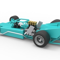 Supermodified rear engine race car Version 2 Scale 1:25 - Thumbnail 10