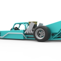 Supermodified rear engine race car Version 2 Scale 1:25 - Thumbnail 11