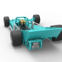 Supermodified rear engine race car Version 2 Scale 1:25 - Thumbnail 12