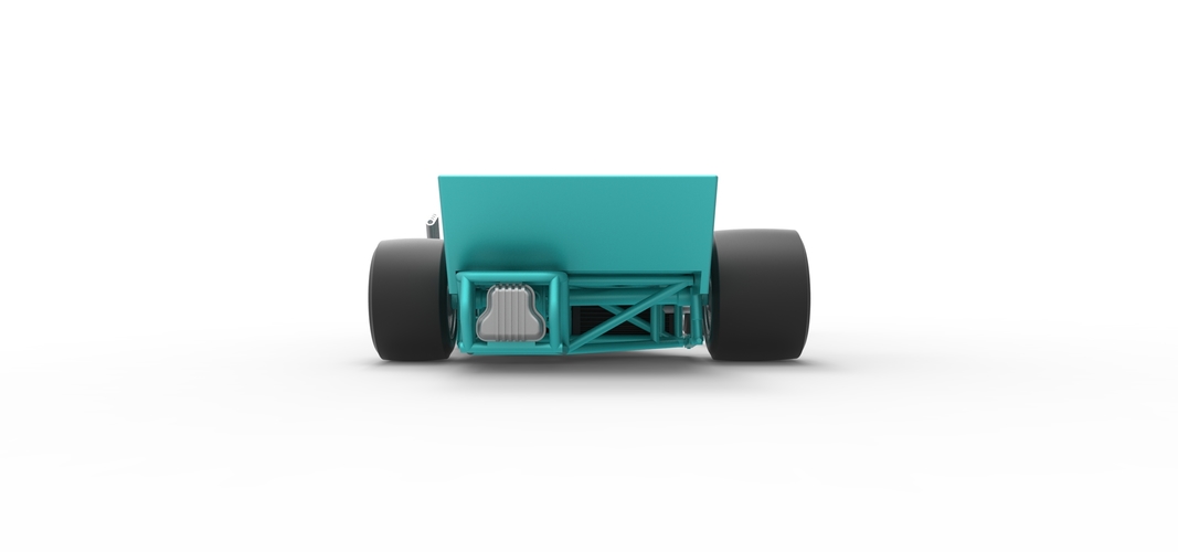 Supermodified rear engine race car Version 2 Scale 1:25 3D Print 531938