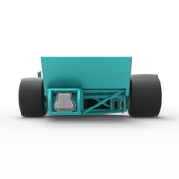 Supermodified rear engine race car Version 2 Scale 1:25 - Thumbnail 14
