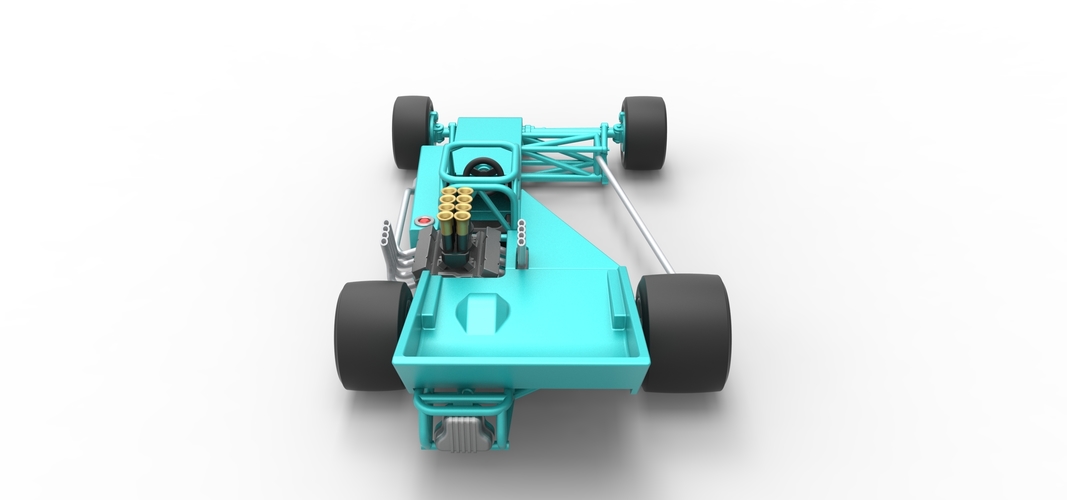 Supermodified rear engine race car Version 2 Scale 1:25 3D Print 531939