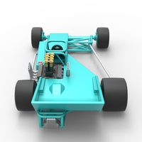 Supermodified rear engine race car Version 2 Scale 1:25 - Thumbnail 15