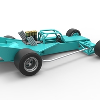 Supermodified rear engine race car Version 2 Scale 1:25 - Thumbnail 16