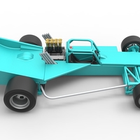 Supermodified rear engine race car Version 2 Scale 1:25 - Thumbnail 17