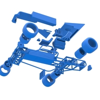 Supermodified rear engine race car Version 2 Scale 1:25 - Thumbnail 20